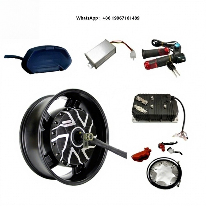 12000W Electric Motorcycle Hub Motor - Motor dengan Dua Poros 12000W, Roda
