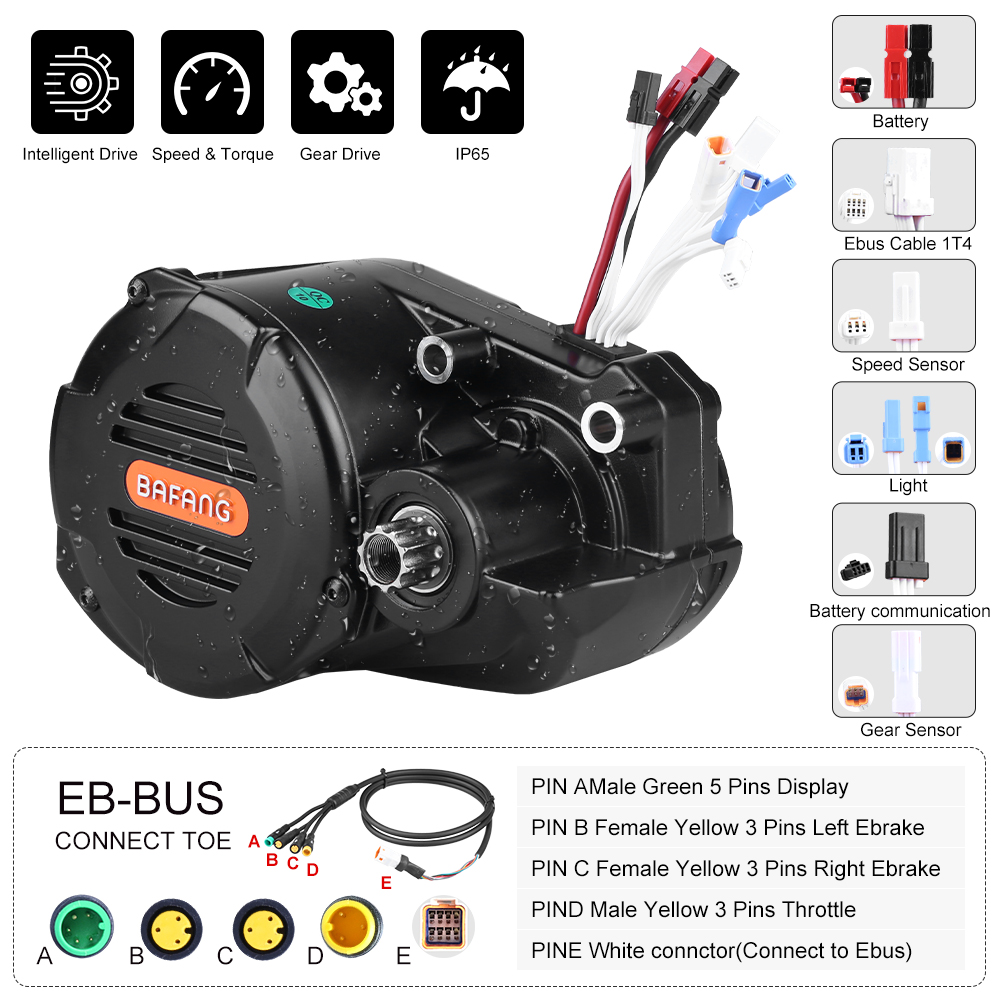 Kit Konversi Sepeda Listrik Ba - Mid Drive Conversion Kit 1000W ulasan dan harga